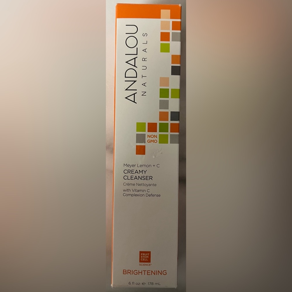ANDALOU Meyer Lemon + C Creamy Cleanser NIB